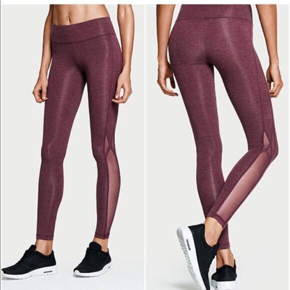 Victoria's Secret Pants - Victoria’s Secret Sport leggings w / mesh pant Xl